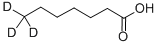 HEPTANOIC-7,7,7-D3 ACID Structure