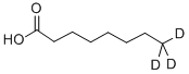 OCTANOIC-8,8,8-D3 ACID Structure