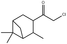 Ethanone, 2-chloro-1-(2,6,6-trimethylbicyclo[3.1.1]hept-3-yl)- (9CI),156801-33-1,结构式