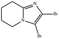 2,3-Dibromo-5,6,7,8-tetrahydroimidazo-[1,2-a]pyridine Structure