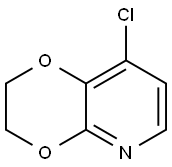 8-Chloro-2,3-dihydro-[1,4]dioxino[2,3-b]pyridine Struktur