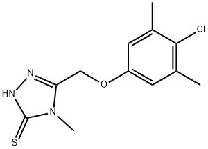 156867-73-1 5-[(4-クロロ-3,5-ジメチルフェノキシ)メチル]-4-メチル-4H-1,2,4-トリアゾール-3-チオール