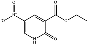 Ethyl 2-hydroxy-5-nitronicotinate 化学構造式