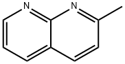 2-メチル-1,8-ナフチリジン 化学構造式