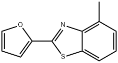Benzothiazole, 2-(2-furanyl)-4-methyl- (9CI),1569-83-1,结构式