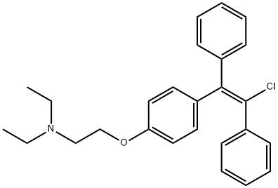 TRANS-CLOMIPHENE HCL Structure