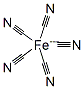 pentacyanoferrate (II) 化学構造式