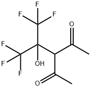 3-[2,2,2-Trifluoro-1-(trifluoromethyl)-1-hydroxyethyl]-2,4-pentanedione Structure