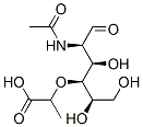 2-acetamido-4-O-(1-carboxyethyl)-2-deoxyglucose,157027-59-3,结构式