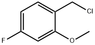 2-Methoxy-4-fluorobenzyl chloride Struktur