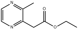 (3-Methylpyrazin-2-yl)-acetic acid ethyl ester Structure