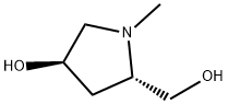 2-Pyrrolidinemethanol,4-hydroxy-1-methyl-,trans-(9CI),157087-65-5,结构式