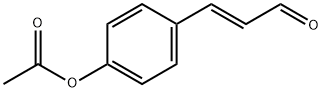 (2E)-3-(4-(乙酰基氧基)苯基)-2-丙烯醛, 157096-53-2, 结构式