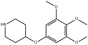 4-(3,4,5-TRIMETHOXYPHENOXY)PIPERIDINE HYDROCHLORIDE Structure