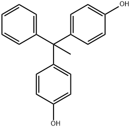 4,4'-(1-Phenylethylidene) biphenol Structure