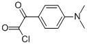 Benzeneacetyl chloride, 4-(dimethylamino)-alpha-oxo- (9CI),157119-18-1,结构式