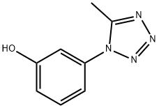 3-(5-甲基-1H-四唑-1-基)苯酚,157124-40-8,结构式