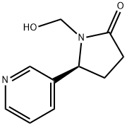 1-(hydroxymethyl)-5-pyridin-3-yl-pyrrolidin-2-one,157129-55-0,结构式