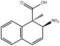1-Naphthalenecarboxylicacid,2-amino-1,2-dihydro-1-methyl-,(1R-cis)-(9CI),157131-00-5,结构式