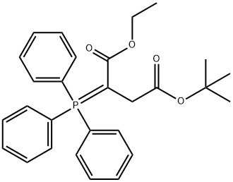 Butanedioic acid, 2-(triphenylphosphoranylidene)-, 4-(1,1-diMethylethyl) 1-ethyl ester|2-(三苯基亚正膦基)丙二酸3-叔丁基酯