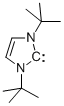 1,3-ジ-tert-ブチルイミダゾール-2-イリデン 化学構造式