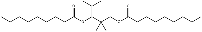 ビスノナン酸1-イソプロピル-2,2-ジメチルプロパン-1,3-ジイル 化学構造式