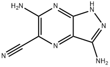 1H-Pyrazolo[3,4-b]pyrazine-5-carbonitrile,3,6-diamino-(9CI) Structure