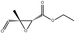 Oxiranecarboxylic acid, 3-formyl-3-methyl-, ethyl ester, (2R-cis)- (9CI) Struktur