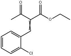 (Z)-Methyl 2-(2-chlorobenzylidene)-3-oxobutanoate Structure
