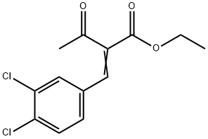 2-(3,4-Dichlorobenzylidene)-3-oxobutyric acid ethyl ester Structure