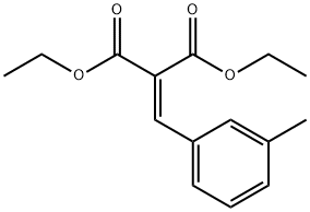 2-(3-Methylbenzylidene)malonic acid diethyl ester Structure