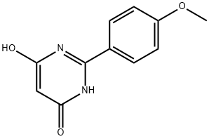 6-HYDROXY-2-(4-METHOXYPHENYL)-4(3H)-PYRIMIDINONE Structure