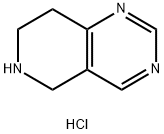 5,6,7,8-テトラヒドロピリド[4,3-D]ピリミジン二塩酸塩 化学構造式