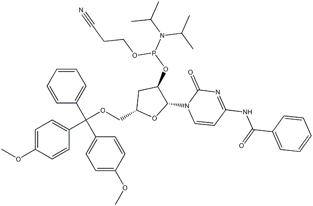157327-96-3 N-苯甲酰基-5'-O-[二(4-甲氧基苯基)苯基甲基]-3'-脱氧胞苷 2'-[2-氰基乙基 二异丙基氨基亚磷酸酯]