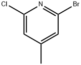 2-Bromo-6-Chloro-4-Picoline Struktur