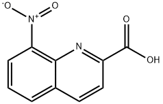 8-nitroquinoline-2-carboxylic acid  Structure