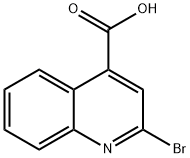 2-溴喹啉-4-羧酸, 15733-87-6, 结构式