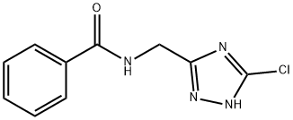 N-[(5-氯-1H-1,2,4-三唑-3-基)甲基]苯甲酰胺,1573547-59-7,结构式