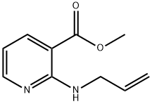2-[(丙-2-烯-1-基)胺]吡啶-3-羧酸甲酯 结构式