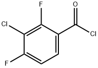 3-クロロ-2,4-ジフルオロベンゾイルクロライド 塩化物 化学構造式