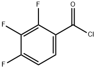 2,3,4-TRIFLUOROBENZOYL CHLORIDE Struktur