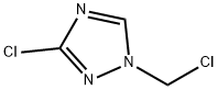 1H-1,2,4-Triazole,3-chloro-1-(chloromethyl)-(9CI),157395-52-3,结构式