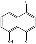 5,8-ジクロロ-1-ナフトール 化学構造式