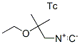2-ethoxy-1-isocyano-2-methyl-propane, technetium 结构式
