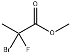 2-ブロモ-2-フルオロプロパン酸メチル 化学構造式