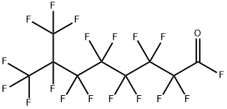 2,2,3,3,4,4,5,5,6,6,7,8,8,8-テトラデカフルオロ-7-(トリフルオロメチル)オクタノイルフルオリド 化学構造式