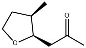 2-Propanone, 1-(tetrahydro-3-methyl-2-furanyl)-, cis- (9CI),157427-26-4,结构式