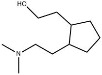 Cyclopentaneethanol, 2-[2-(dimethylamino)ethyl]- (8CI) Structure