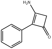 2-Cyclobuten-1-one,  3-amino-2-phenyl-,157464-27-2,结构式