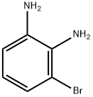 3-ブロモベンゼン-1,2-ジアミン 化学構造式